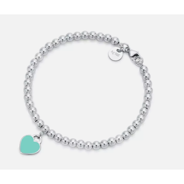 Return to Tiffany Tiffany BlueÂ® Heart Tag Bead Bracelet