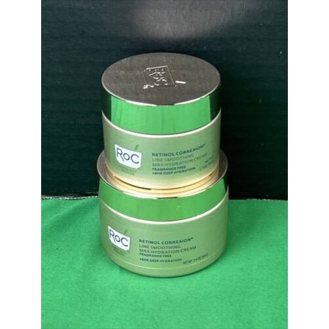 RoC Retinol Correxion Line Smoothing Max Hydration Cream 2 pack  17 oz  34 oz 51 oz total