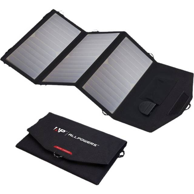 18V 21W Solar Charger Solar Panel Waterproof Foldable Solar Power Bank for 12v Car Battery Mobile Phone Outdoor Hiking