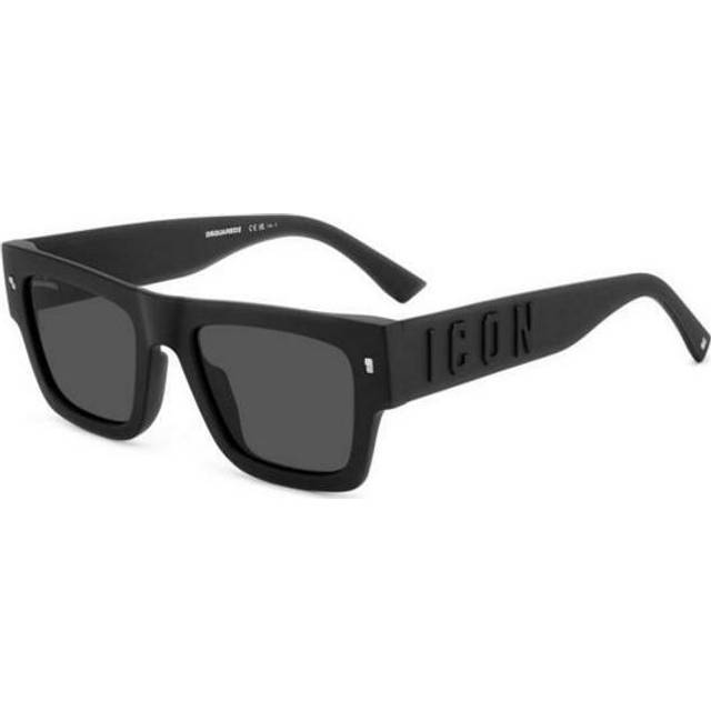 Dsquared2 Sunglasses Icon 0021/s 003/ir Black Grey Men Women