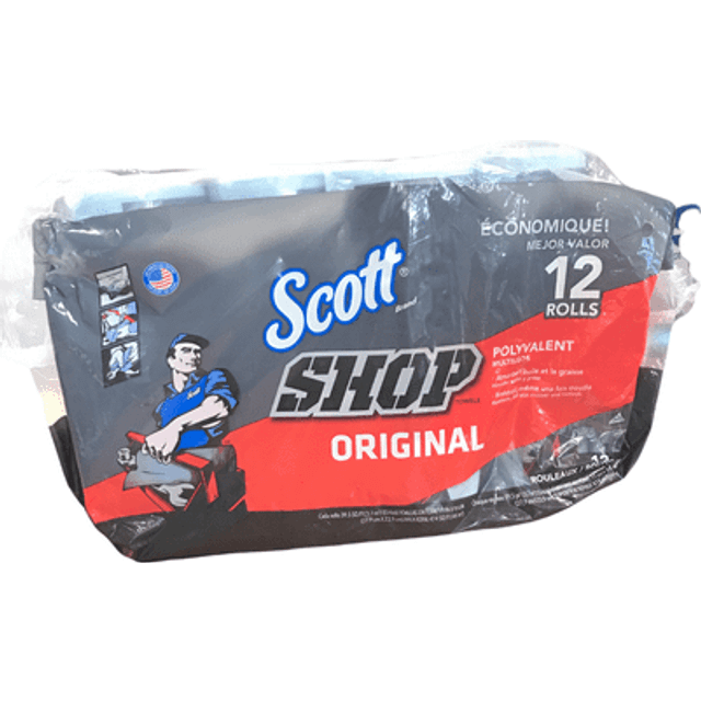 Scott Shop Towels (55 Sheets/Roll  12 Rolls)