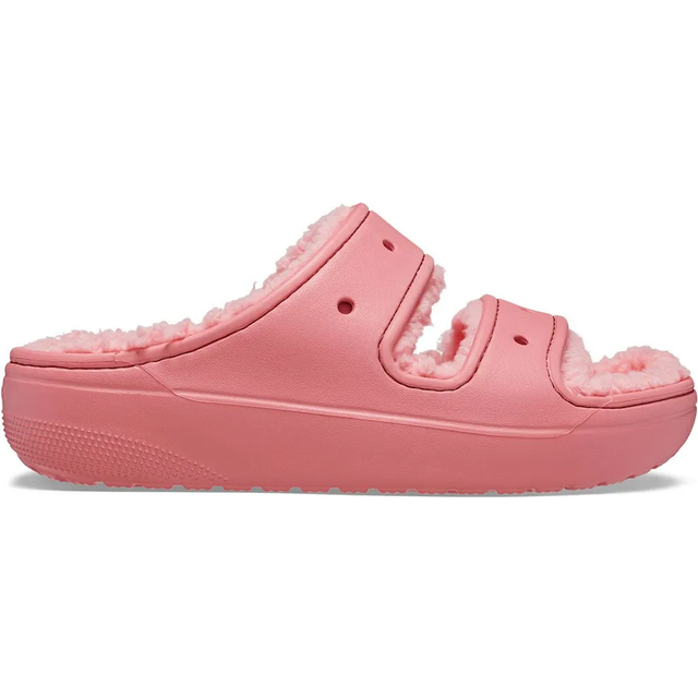 Women's Crocs Classic Cozzzy Synthetic Women's Hot Blush Sandals - Red - Size: UK 4 / eu 37-38 / us m5w7
