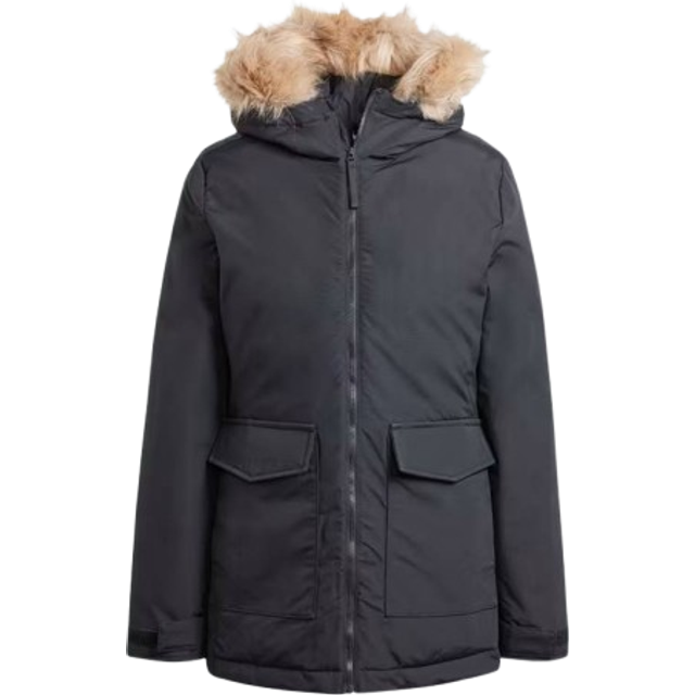 Paveric Fur Parka - Black - XS