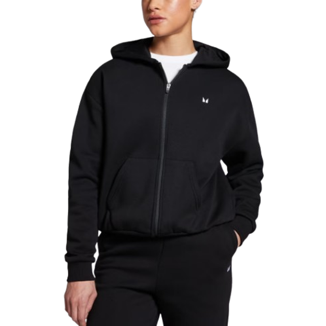 MP Women's Basics Zip Through Hoodie - Black - XL
