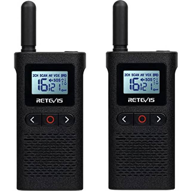 RB628 Walkie Talkie Professional, PMR446 Walkie Talkies for Adults, LCD Display, VOX, Rechargeable 1500mAh, CTCSS/DCS, Lightweight, License Free 2 Way