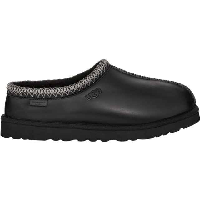 UGG Mens Tasman Lthr Regen Slippers M Black, 8