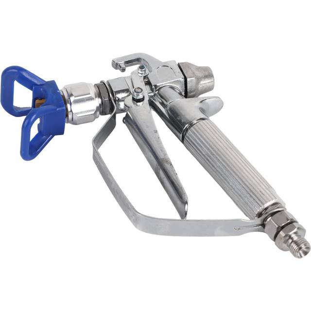 Paint Spray Gun Airless Spray Gun Stainless Steel Blue Stainless Steel High Pressure Airless Paint Spray Gun Car Body Coating Sprayer Machine