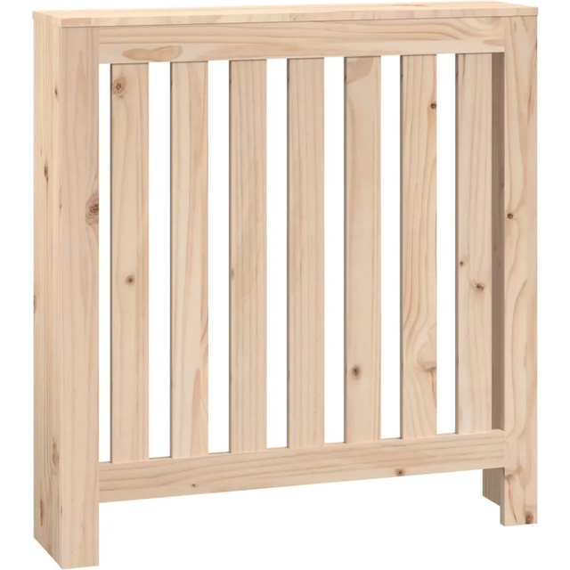 (brown, 79.5 x 19 x 84 cm) vidaXL Radiator Cover Wooden Heating Cover Radiator Cabinet Solid Wood Pine