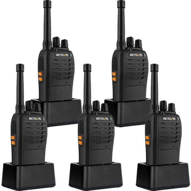 RB668 Walkie Talkie Rechargeable, Professional Two Way Radio PMR446 Emergency Alarm, LED Flashlight, H777 New Version, VOX, Walkie Talkies for Adults,