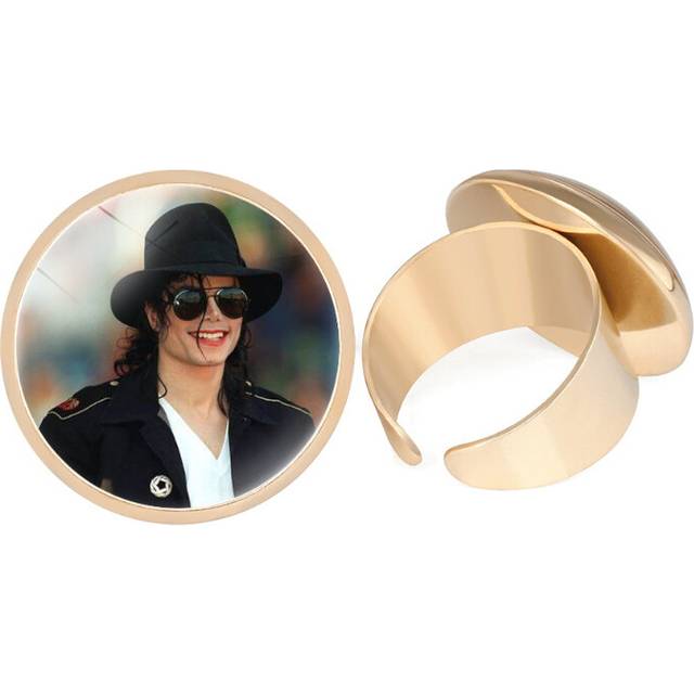 (24509614) Stunning Michael Jackson Adjustable Ring With Electroplated Metal For Men And Women