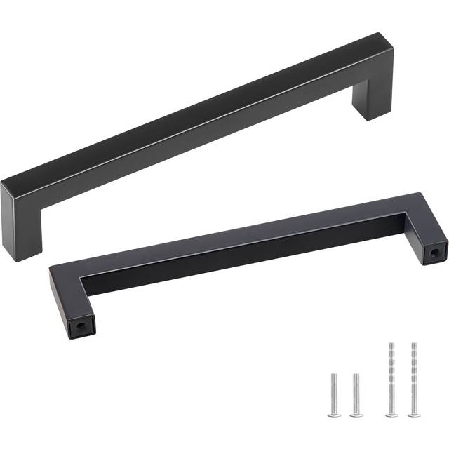 VEVOR 10er Set M&#xF6;belgriff Edelstahl Stangengriff 170x12x35mm K&#xFC;chengriff Mittenlochabstand 160mm Schrankgriff Dicke der Schrankplatten von 1,52 bis 2cm oder 1,27 bis 4cm T&#xFC;rgriffe Schubladengriffe