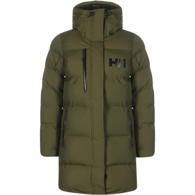 Helly Hansen dam Parka W Adore Puffy, Utility Green, XL
