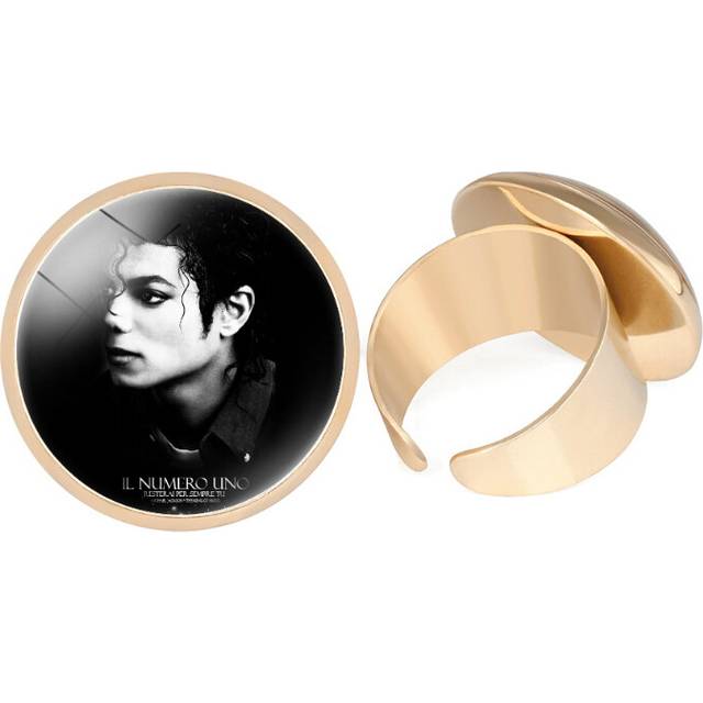 (24509602) Stunning Michael Jackson Adjustable Ring With Electroplated Metal For Men And Women