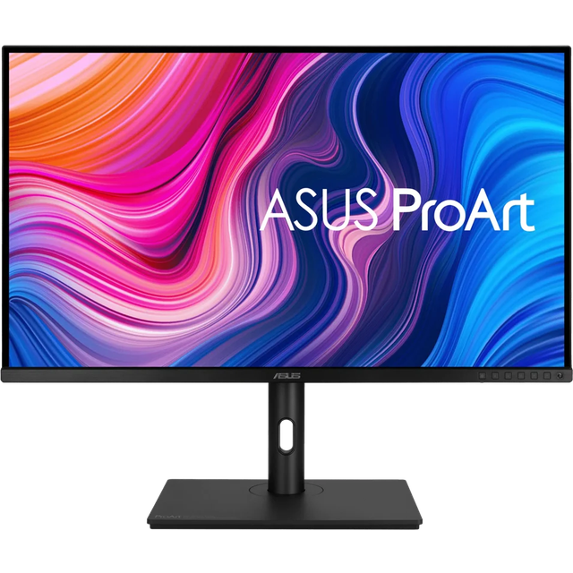 ASUS ProArt PA328CGV – 32 tums WQHD professionell skärm – 16:9 IPS, 2560x1440 – ergonomisk, pivot, Calman, hög färgåtergivning, DisplayHDR 600 – DisplayPort, HDMI, 90 W USB-C, USB-hubb