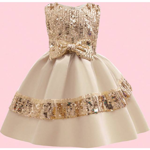 EHOMKIDS Girls Shiny Sequin Decor Party Dress, Toddler & Little Young Girl