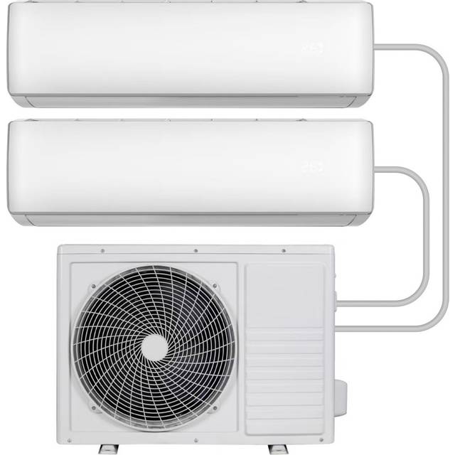 electriQ iQool 12000 BTU Wall Mounted Air Conditioner with Heating Function - White