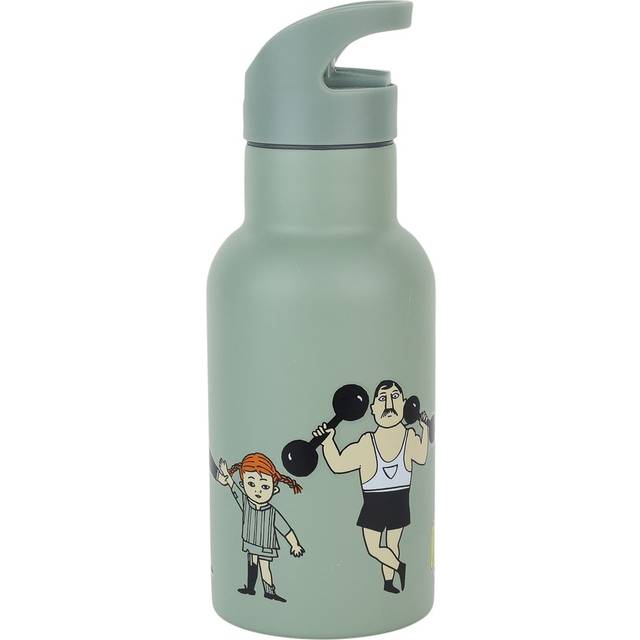 Rätt Start Pippi Cirkus vattenflaska 34 cl Grön
