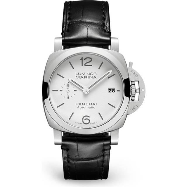Panerai Stainless Steel Luminor Marina Watch - White - 40mm