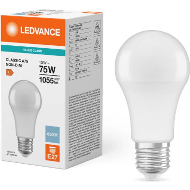 LEDCla.A75V10W865FR - LED lamp E27 865, frosted LEDCla.A75V10W865FR