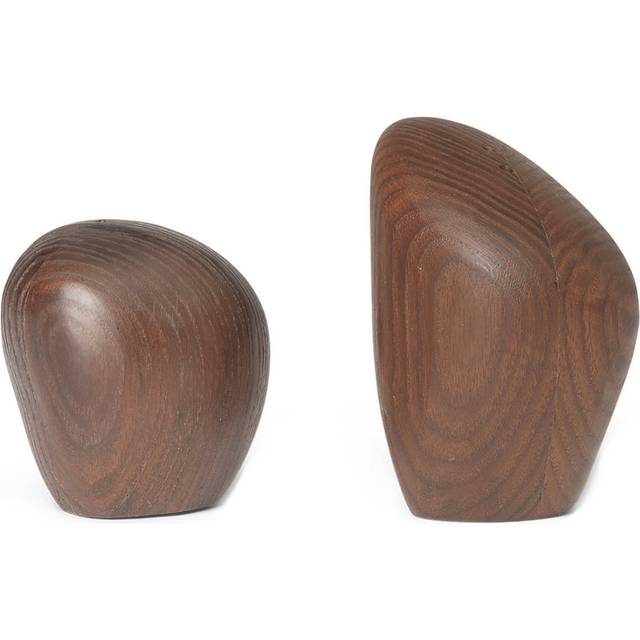 Ferm Living Cairn salt- och pepparkar 2 delar Dark brown