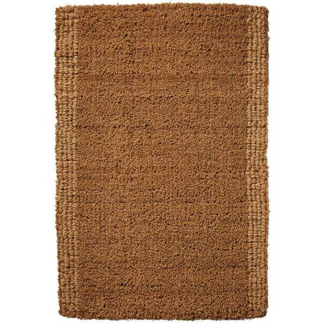 Coir Doormat - Charcoal Border 60x90cm