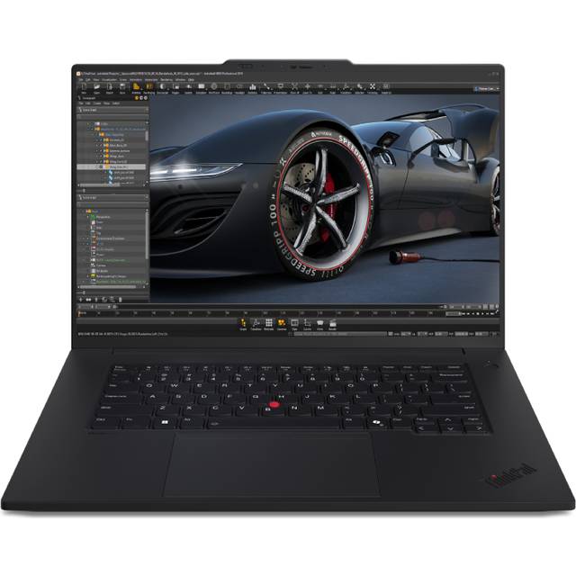 Lenovo ThinkPad P1 Intel Core Ultra 7 32GB RAM 1TB SSD 16 Inch Windows 11 Pro Laptop - Black