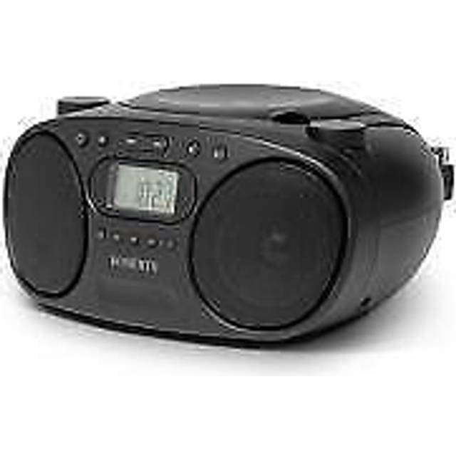 Roberts Zoombox FM Portable CD Player FM AM Radio Black