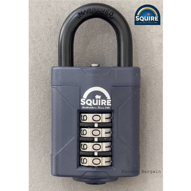 Squire CP50 Combination Padlock 4-Wheel 50mm Boxed