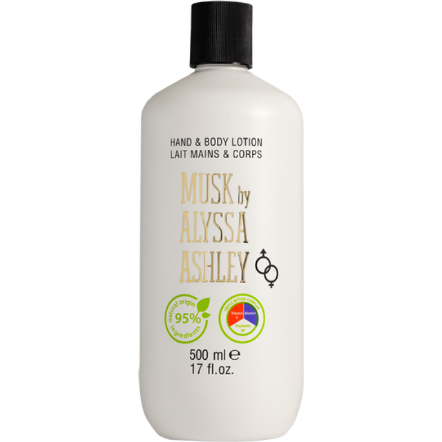 Alyssa Ashley - MUSK hand & body moisturiser - 500 ml