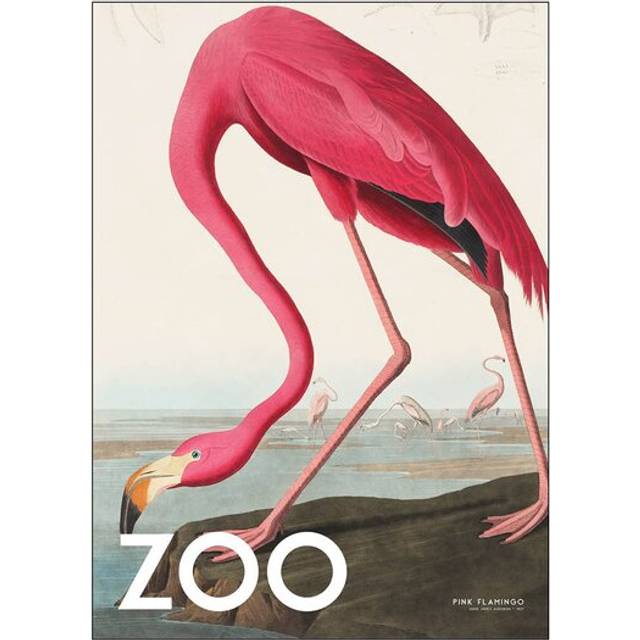 Poster & Frame - A.P. Atelier poster 30x40 cm the zoo collection pink flamingo edt. 002