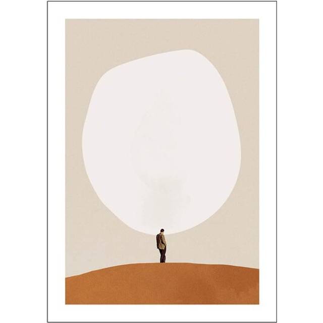 Poster & Frame - PSTR Studio poster 30x40 cm maarten léon overthinking