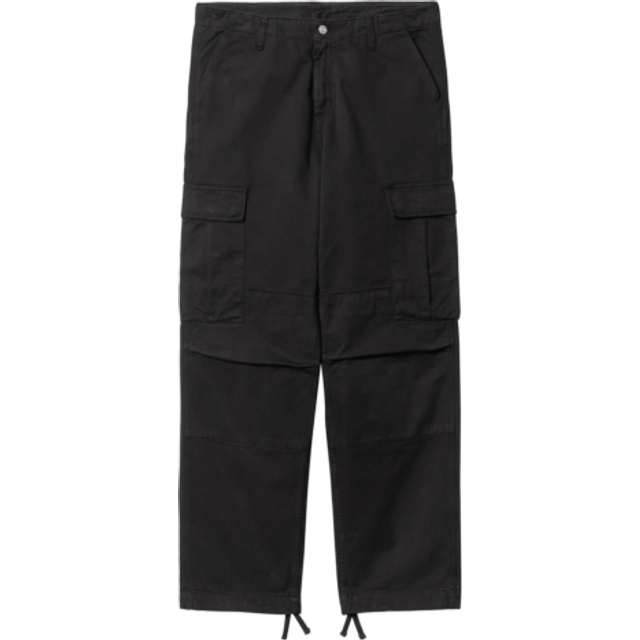 Carhartt Wip, Bukser, Herre, Sort, W30, Bomuld, Sorte Cargo Bukser Straight Leg