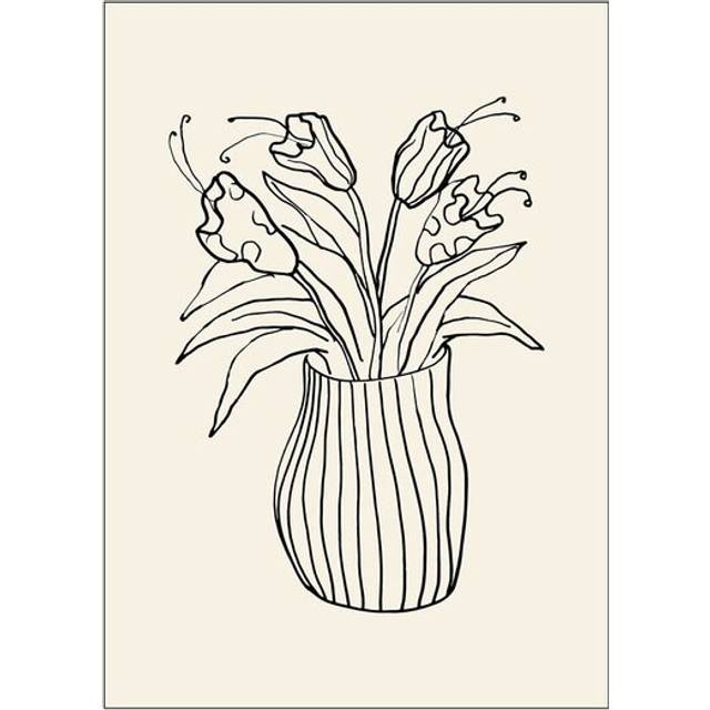Poster & Frame - Affordable Art Prints poster 50x70 cm vase sketch