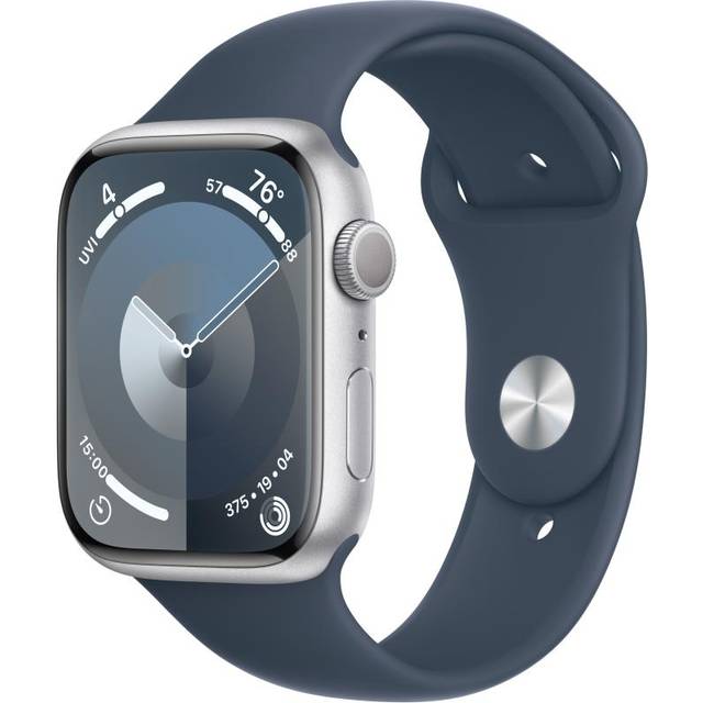 Apple Watch Series 9, Aluminium, 45mm, GPS, Sport Band - Bedste løbeur - Techii.dk