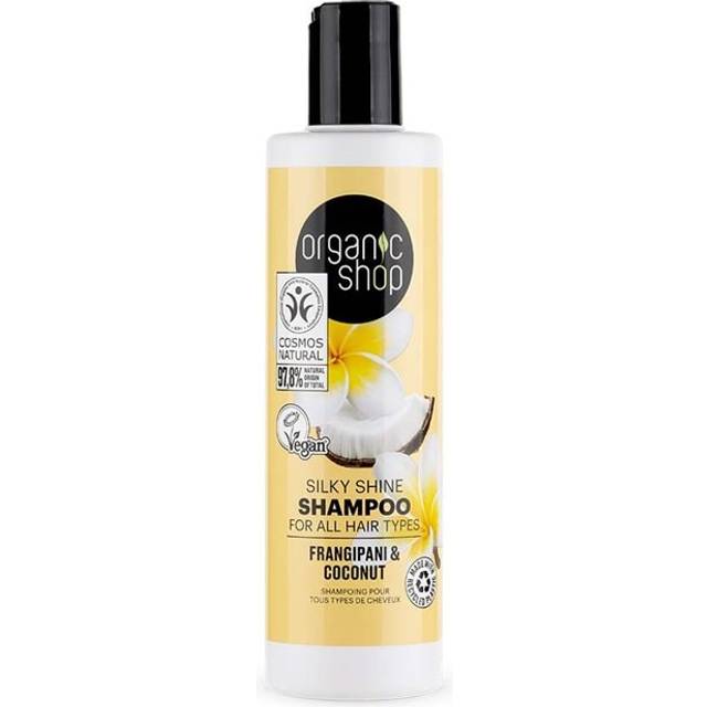 Silky Shine Shampoo For All Hair Types Frangipani and Coconut 280ml