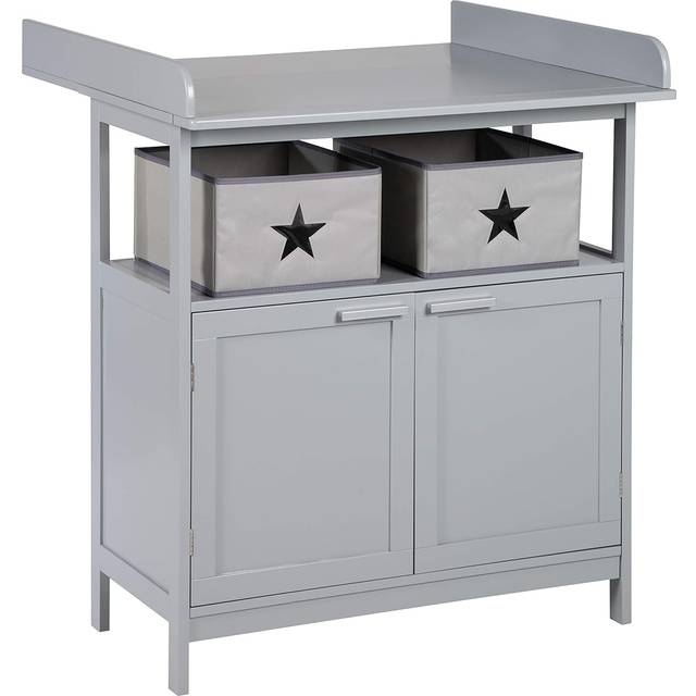 Hamburg Changing Table - White (254cm H X 220.98cm W X 190.5cm D)