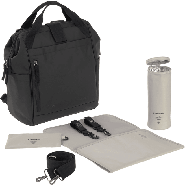 Backpack Glam Goldie UP - BLACK Laessig