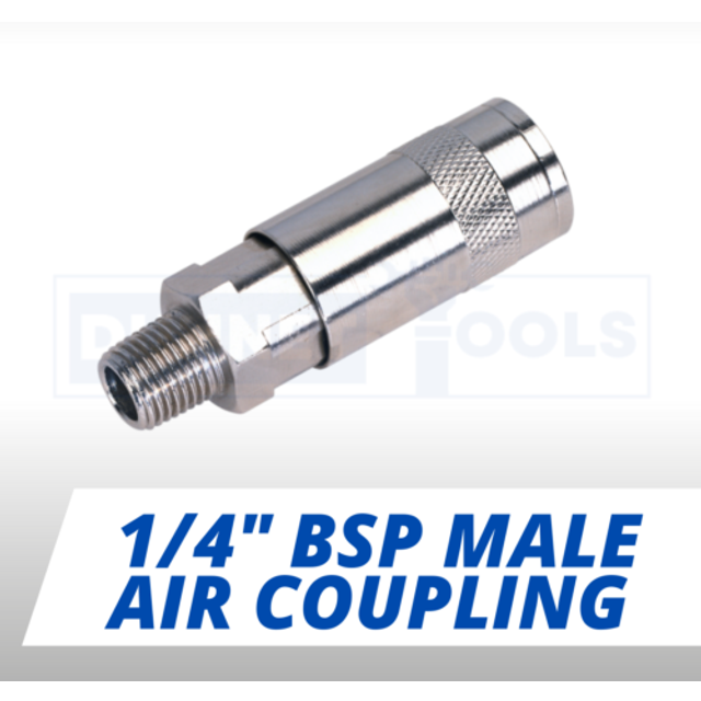 Sealey ACX01 Male Coupling Body 1/4"bspt Single
