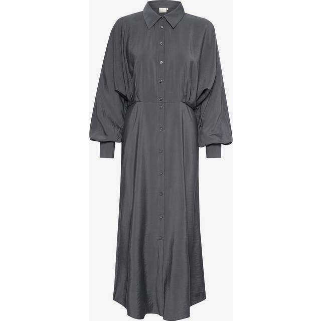 KAFFE Jola Shirt Maxi Dress, Grey