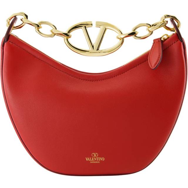 Valentino VLogo Mini Leather Hobo Bag