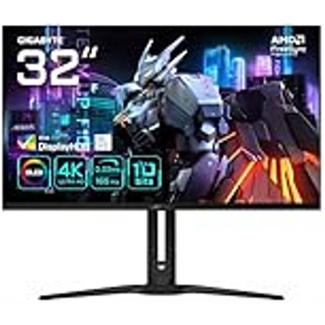 GIGABYTE AORUS FO32U 31.5 UHD Gaming Monitor - 3840 x 2160 (UHD) 165Hz 0.03ms 250 cd/m2 FreeSync Premium Pro DisplayHDR True Black 400 HDMI 2.1 Displayport 1.4