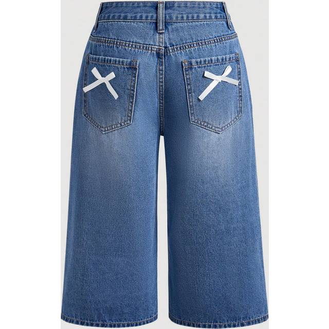 SHEIN Women&#39;s Straight Leg Jeans With Belt Loops, Pockets With Buttons & Zippers, And Loose Fit