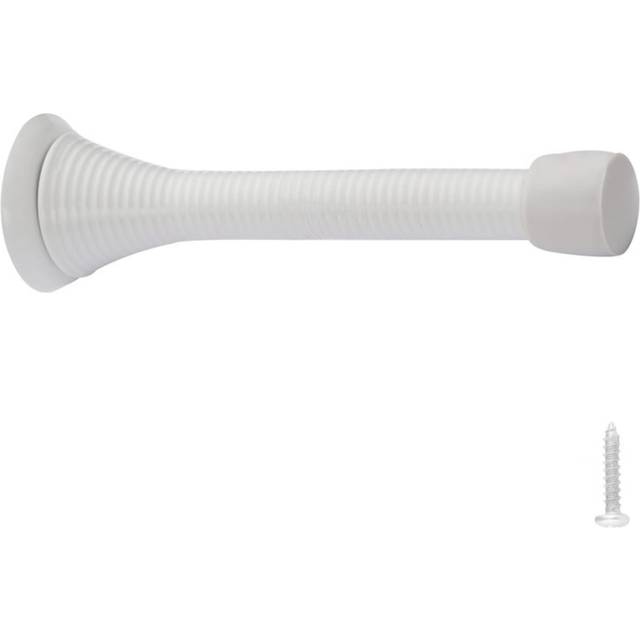 Spring Door Stop Wall Protector with Rubber Tip - White Spring Door Stoppers 20-Pack - Design House  188268