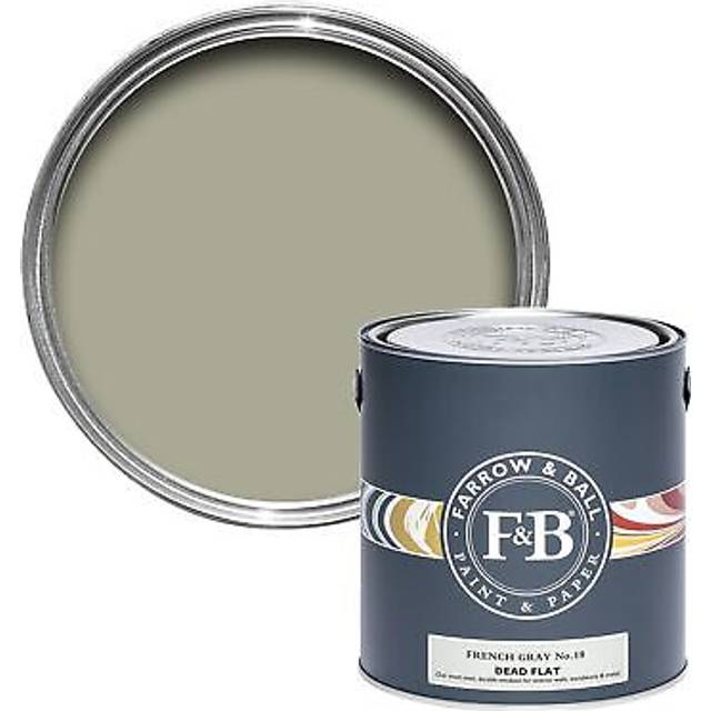 Farrow & ball dead flat 18 french gray 5l