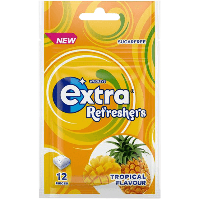 Wrigleys Extra Refreshers Tropical Flavour 26g