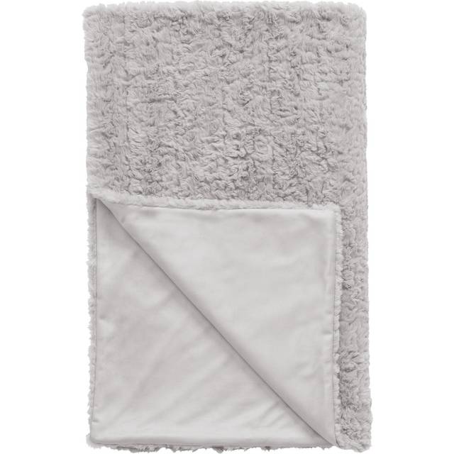 Habitat Faux Fur Textured Throw - Neutral - 125x150cm