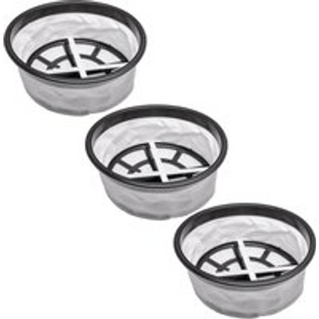 3x round filter compatible with Numatic MFQ-300, Junior psp 370 a, mfq 372, Junior PSP180, JVP-180A, Jumior psp 200 a, JVH-180, JVP-180 - Vhbw