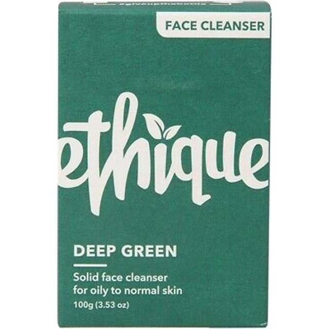 Ethique deep green - solid face cleanser for balanced to oily skin 100g