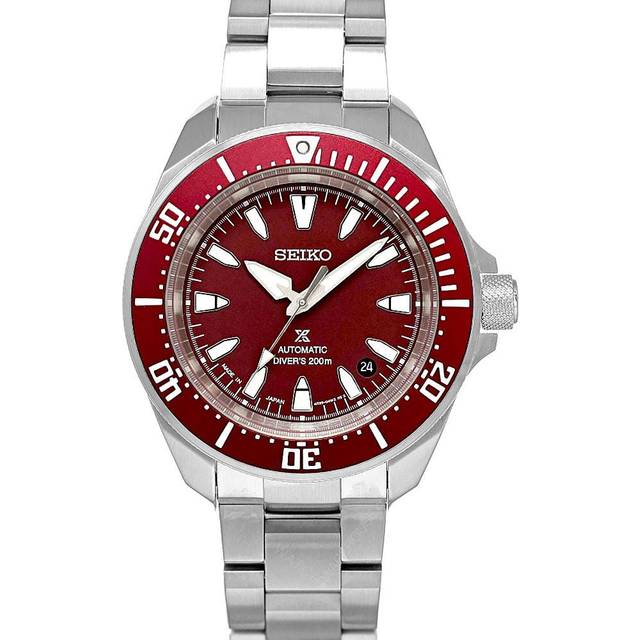SEIKO Prospex Sea Automatic 41.7MM Men's Watch SRPL11 - Red - 41.7 mm