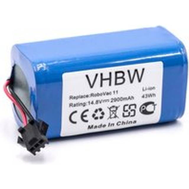 vhbw Battery Replacement for Proscenic CMICR18650F8M7-4S1P for Home Cleaner (2900mAh, 14.8 V, Li-ion)